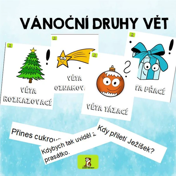 VÁNOČNÍ DRUHY VĚT