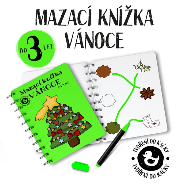 Mazací knížka VÁNOCE