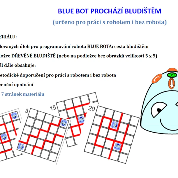 Programujeme s Blue Botem - bludiště