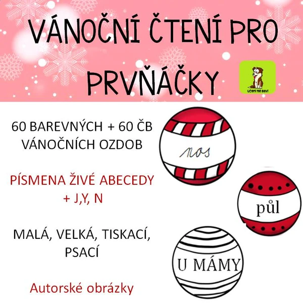 Vánoční čtení pro prvňáčky