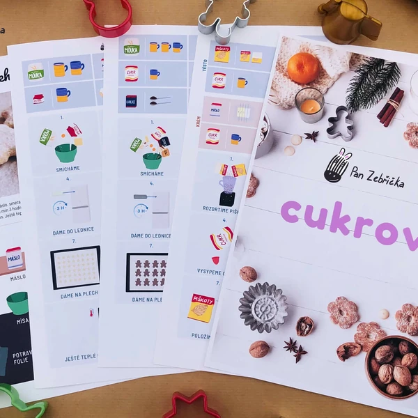 Ilustrované recepty na cukroví