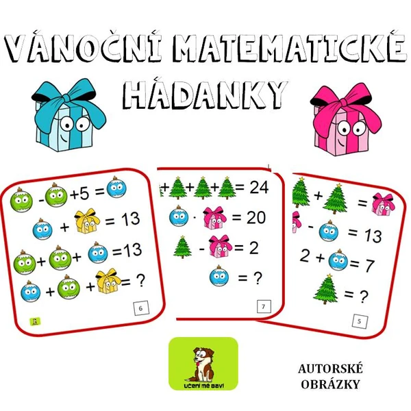 VÁNOČNÍ MATEMATICKÉ HÁDANKY