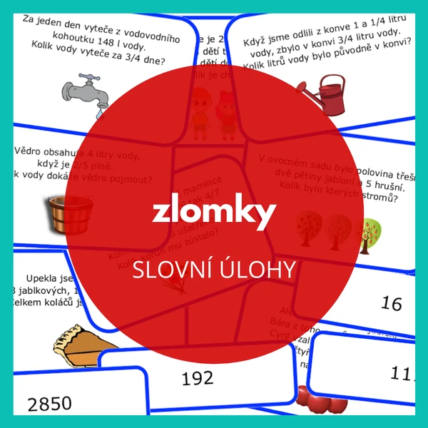slovní úlohy - zlomky