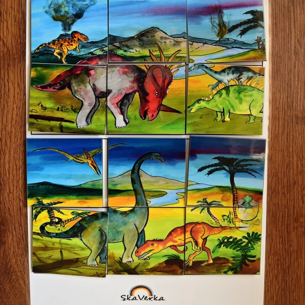 Dinosauří puzzle