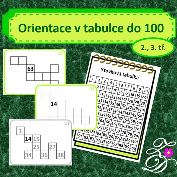 Orientace v tabulce do 100