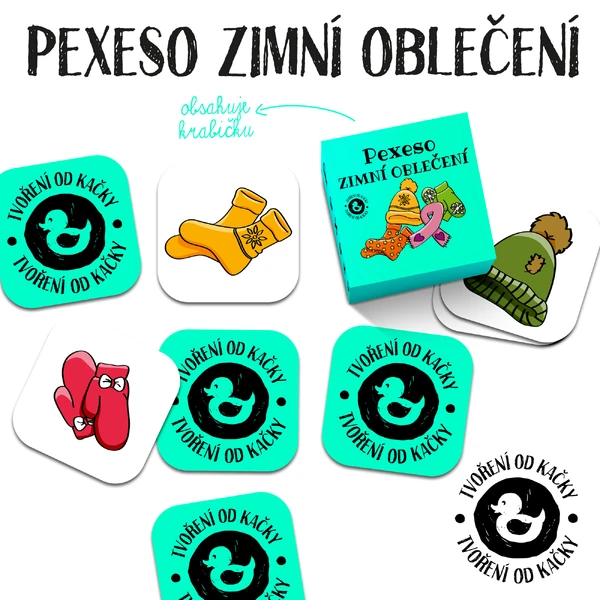 PEXESO - Zimní oblečení