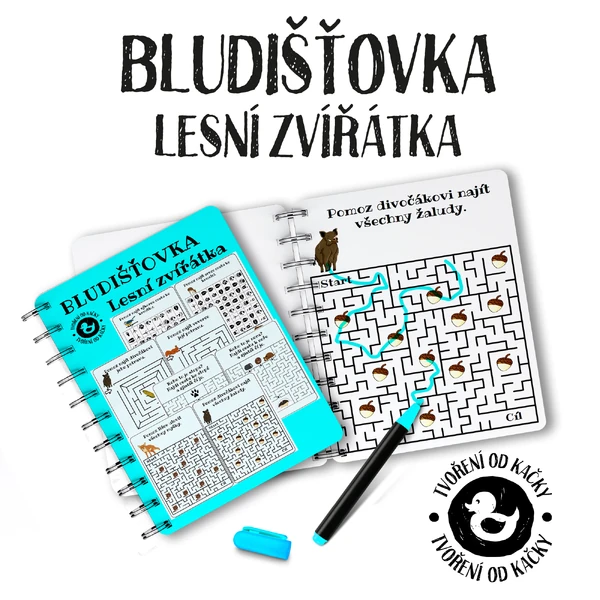 Bludišťovka - zvířátka v zimě