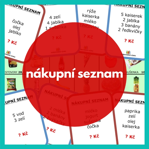 nákupní seznam