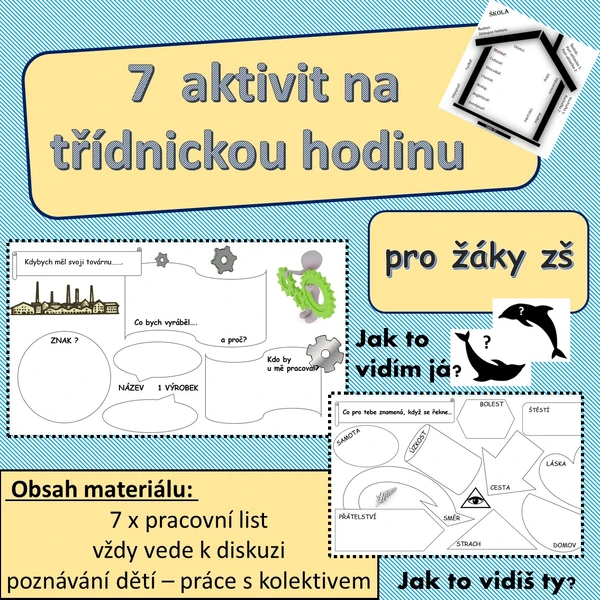 7 aktivit na třídnickou hodinu