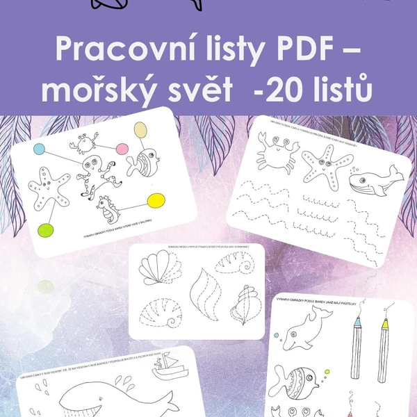 Grafomotorika - Mořský svět