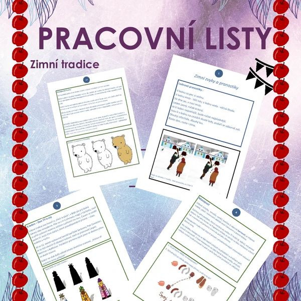 Pracovní listy - zimní tradice