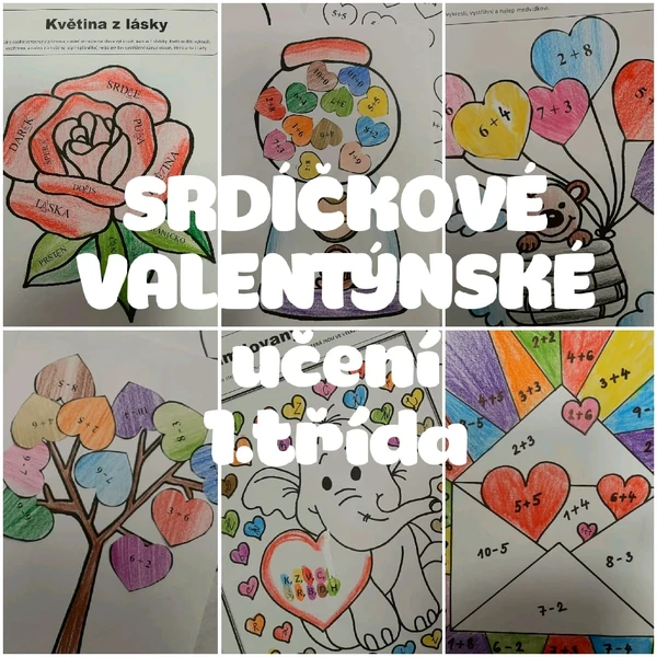 Srdíčkové, VALENTÝNSKÉ učení 1.třída