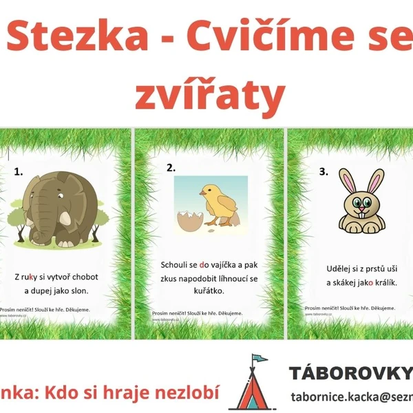 Stezka - Cvičíme se zvířaty