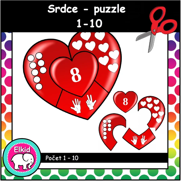 Srdce - puzzle