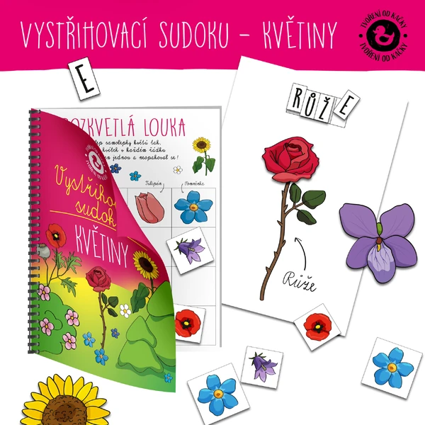 VYSTŘIHOVÁCÍ KNÍŽKA - květiny