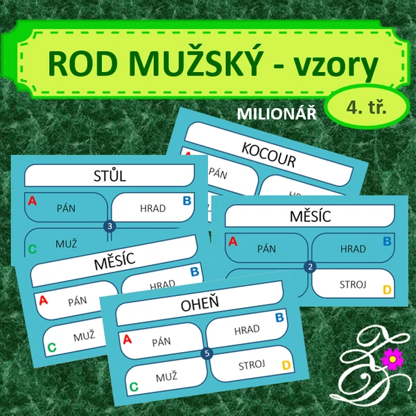 Rod mužský - vzory (milionář)