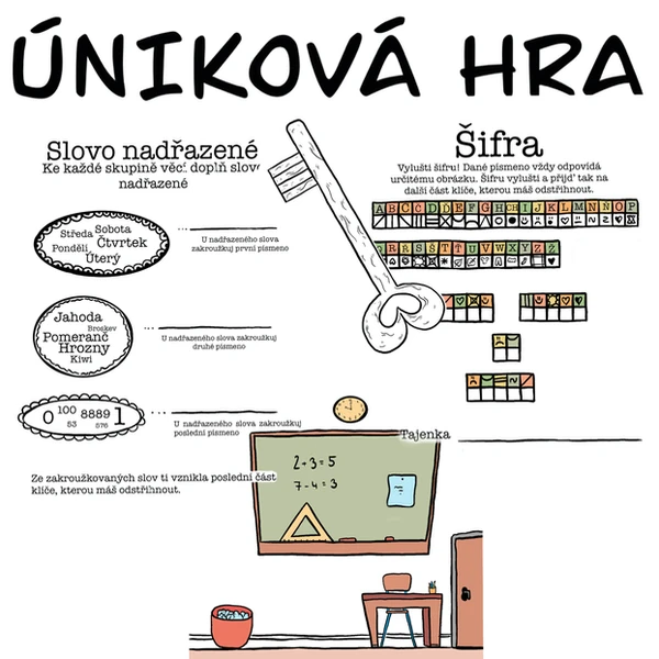 Úniková hra - 2. třída ČJ