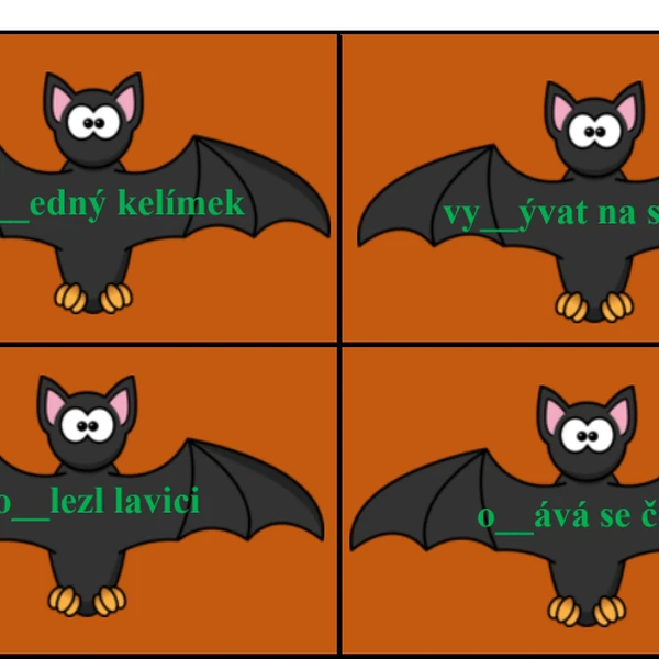 Halloweenské zdvojené souhlásky zz x dd