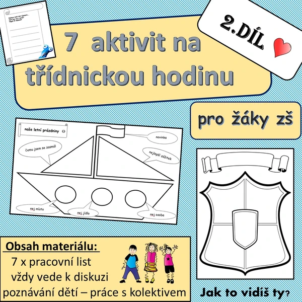7 aktivit na třídnickou hodinu - 2. díl
