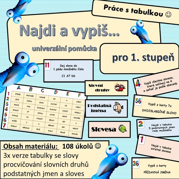 Najdi a vypiš