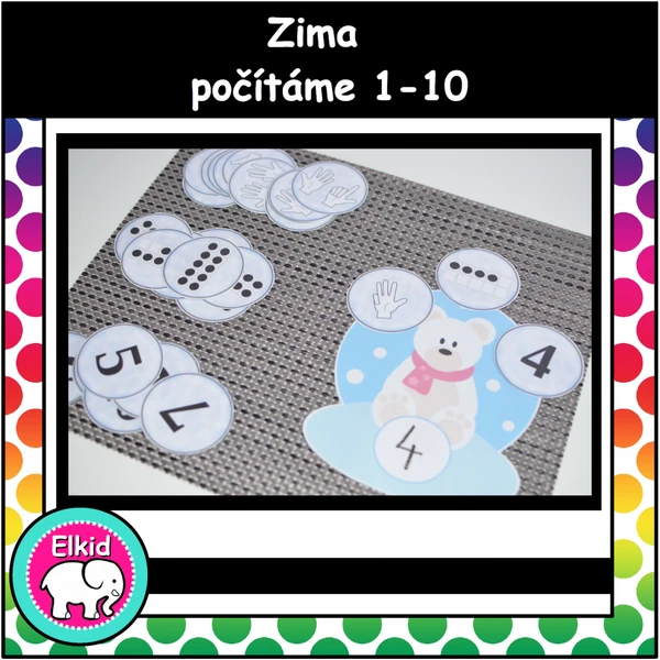 Zima  (počítáme 1-10)