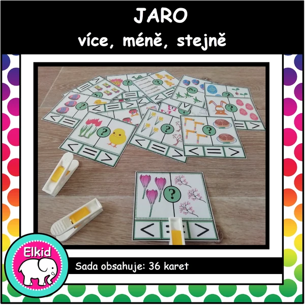 JARO - více, méně, stejně