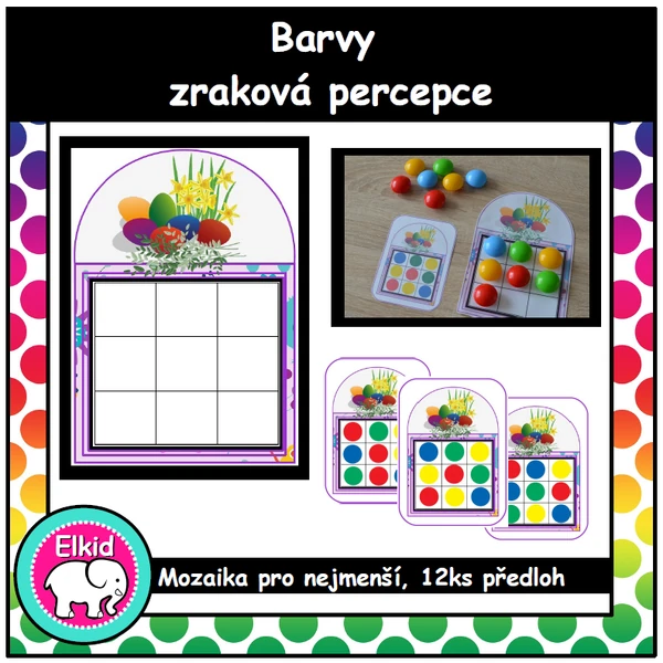 Jarní mozaika - barvy