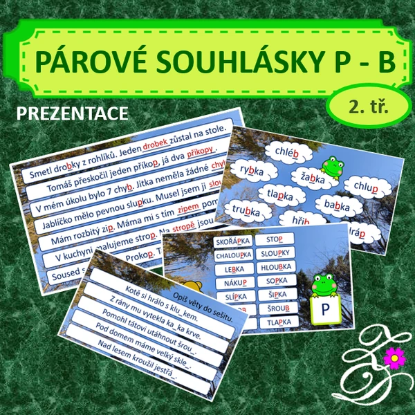 Párové souhlásky P - B