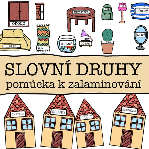 Slovní druhy - přiřazování 