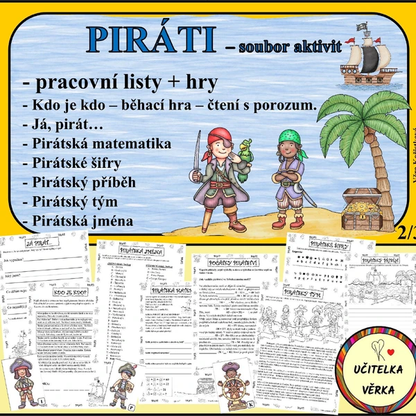 PIRÁTI - soubor aktivit