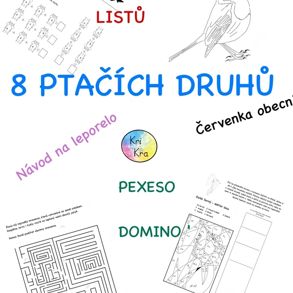 Průřezové materiály Ptáci