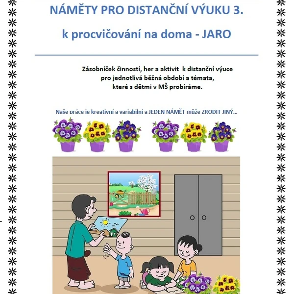 NÁMĚTY PRO DISTANČNÍ VÝUKU 3. (Jaro)