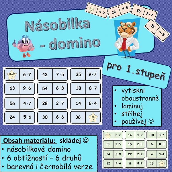 Násobilka - domino