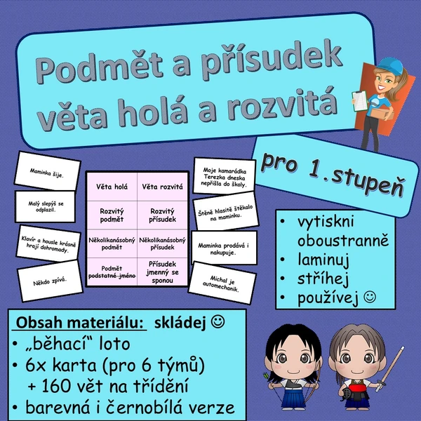 Podmět a přísudek