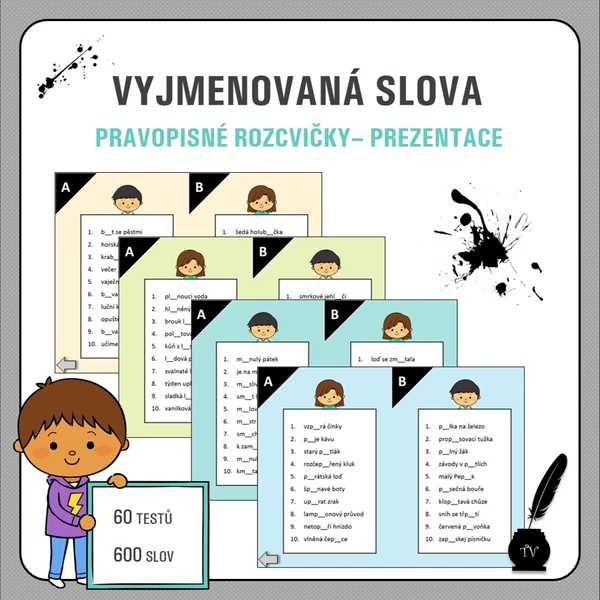 Vyjmenovaná slova - testy
