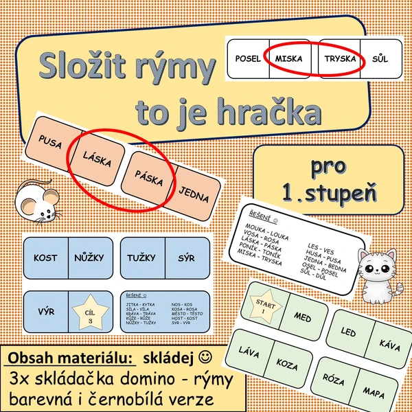 Složit rýmy to je hračka