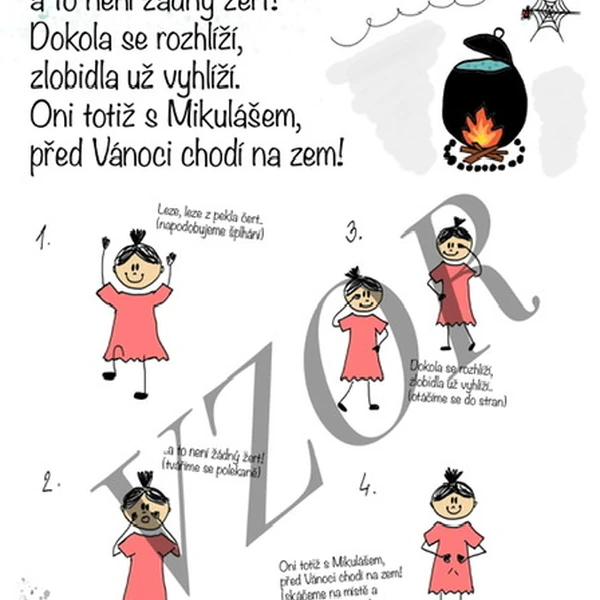Pohybové karty 1. díl