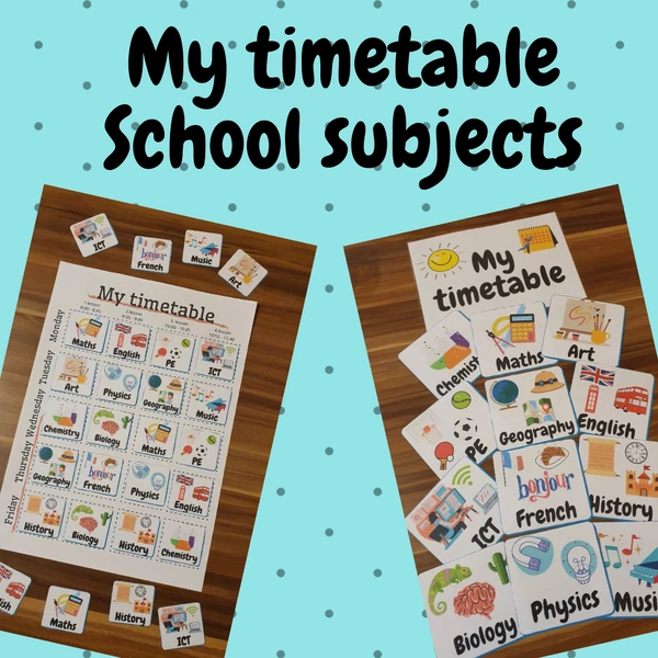 Have got - My timetable/School subjects