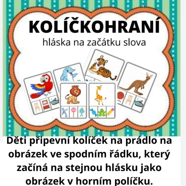 KOLÍČKOHRANÍ-ZOO-hláska na začátku slova