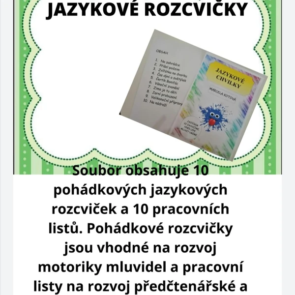 POHÁDKOVÉ JAZYKOVÉ ROZCVIČKY