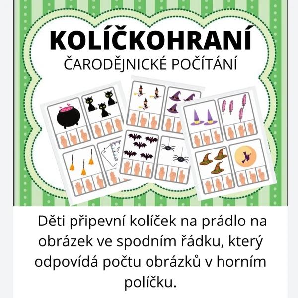 KOLÍČKOHRANÍ-čarodějnické počítání