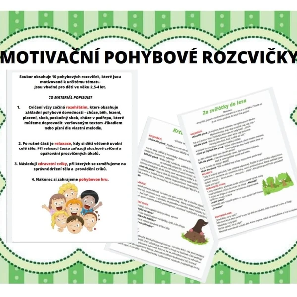 MOTIVAČNÍ POHYBOVÉ ROZCVIČKY 1.DÍL