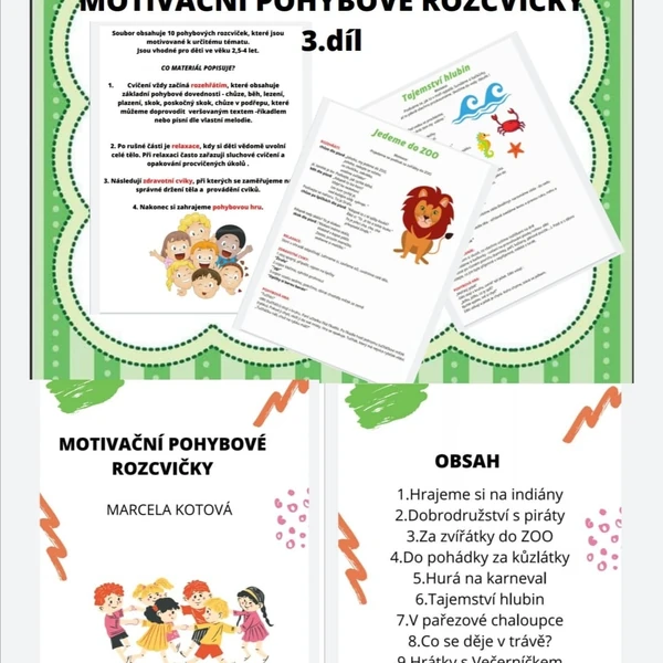 MOTIVAČNÍ POHYBOVÉ ROZCVIČKY 3.DÍL
