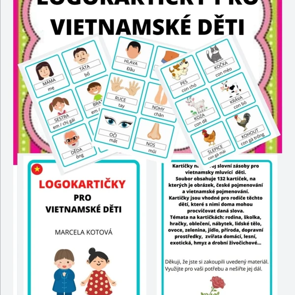 LOGOKARTIČKY PRO VIETNAMSKÉ DĚTI