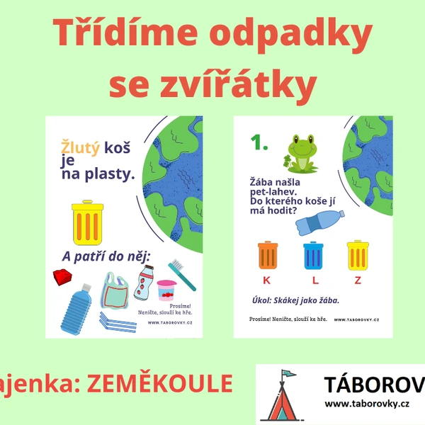 Stezka - Třídíme odpad se zvířátky