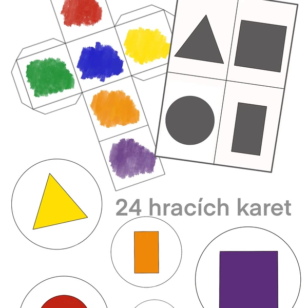 POSTŘEHOVÁ HRA Barevné tvary