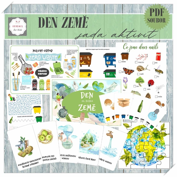 DEN ZEMĚ  - SADA 12 AKTIVIT