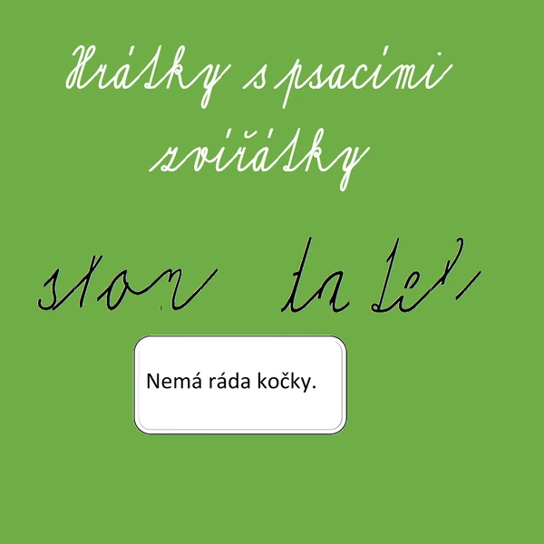 Hrátky s psacími zvířátky pro prvňáčky