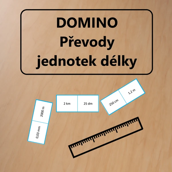 Domino - převody jednotek délky I.