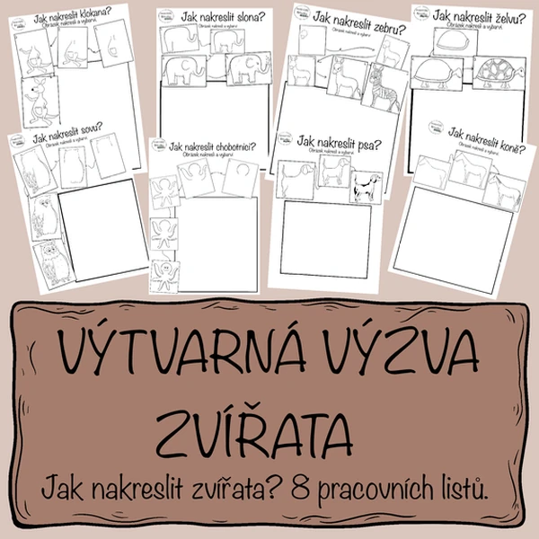 Výtvarná výzva - zvířata 